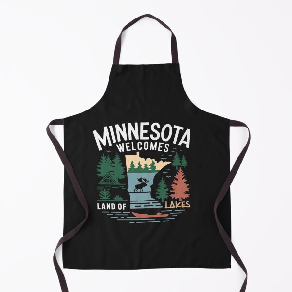 Item preview, Minnesota Welcomes Flag Map Minneapolis, Lake Superior designed and sold by AnimalsDH305.