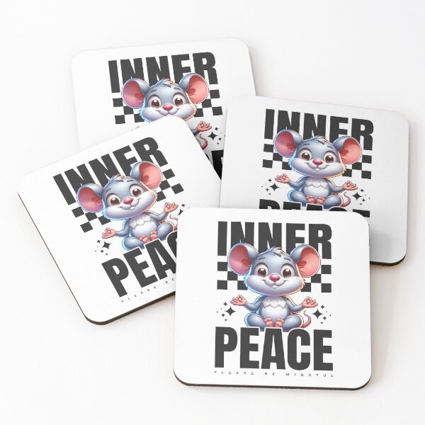 Item preview, Cute Zen Mouse Meditating Design - Inner Peace Mindfulness designed and sold by Infinitee8hirts.