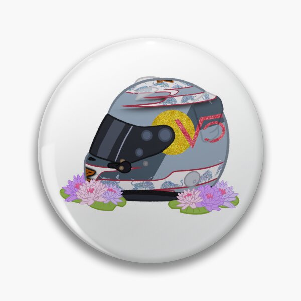 Item preview, Sebastian Vettel 2010 Race of Champions Helmet With Flowers designed and sold by OriDraws.