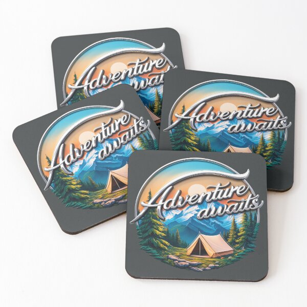 Item preview, Adventure awaits camping lover designed and sold by soma5.