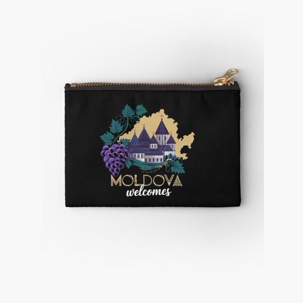 Item preview, Moldova Welcomes Flag Map Chisinau, Cricova vineyards designed and sold by AnimalsDH305.