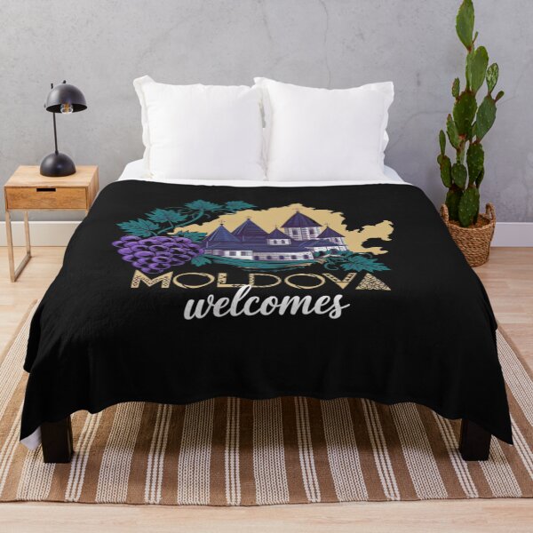 Item preview, Moldova Welcomes Flag Map Chisinau, Cricova vineyards designed and sold by AnimalsDH305.