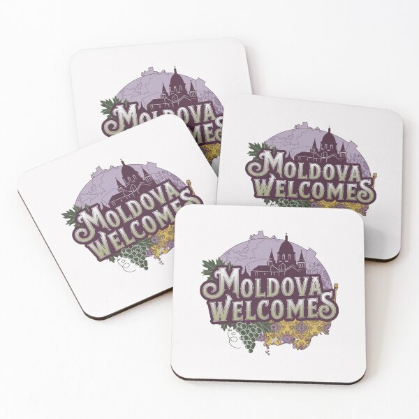 Item preview, Moldowa Welcomes Flag Map Chisinau, Cricova vineyards designed and sold by AnimalsDH305.