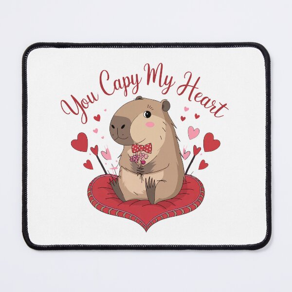 Item preview, Valentine Capybara - You Capy My Heart designed and sold by GRABAPSHOP.