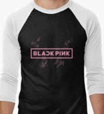 BLACKPINK - SIGNED LOGO Men's Baseball ¾ T-Shirt