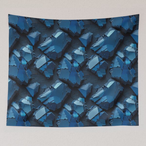Item preview, Fractured Blue Surface designed and sold by TawhidCreation.