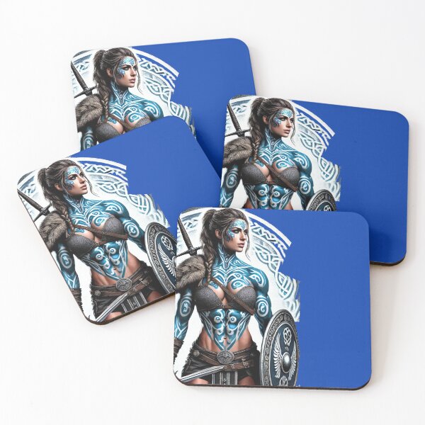 Item preview, English, English female woad, Female warrior, Girl power designed and sold by jeff13999.
