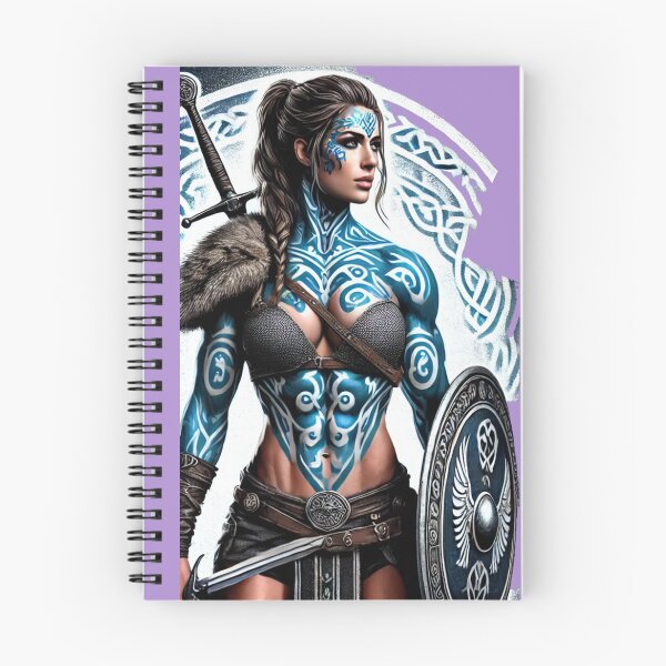Item preview, English, English female woad, Female warrior, Girl power designed and sold by jeff13999.