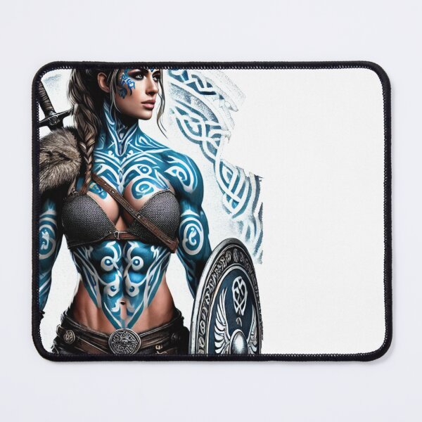 Item preview, English, English female woad, Female warrior, Girl power designed and sold by jeff13999.