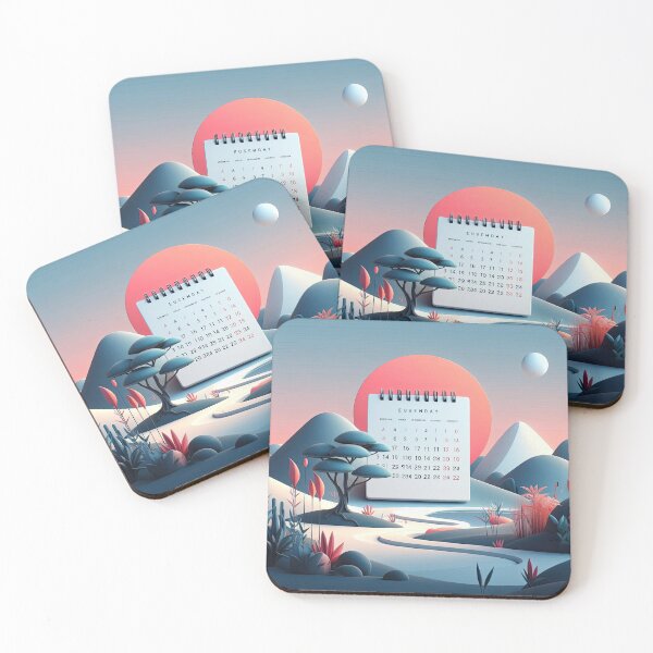 Item preview, Calendar Minimalism Art Style designed and sold by artofuniverse.