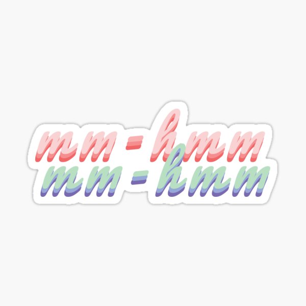 Vista previa del artículo con la obra «Mm-hmm gráfico», diseñado y vendido por TheVibeMerchant.