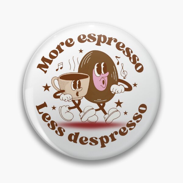 Item preview, Less Depresso More Espresso Funny Coffee Design designed and sold by Azrou shop.