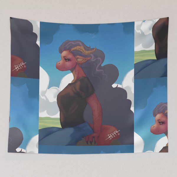 Item preview, Dragoness with Long Hair and Tattoos - Full designed and sold by Beep-Art.