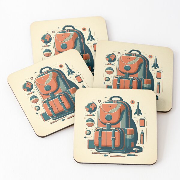 Item preview, Backpack Minimalism Art Style designed and sold by artofuniverse.