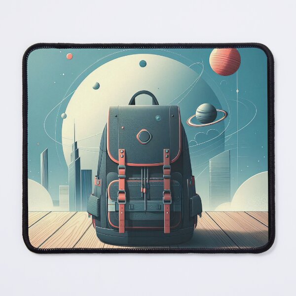 Item preview, Backpack Minimalism Art Style designed and sold by artofuniverse.