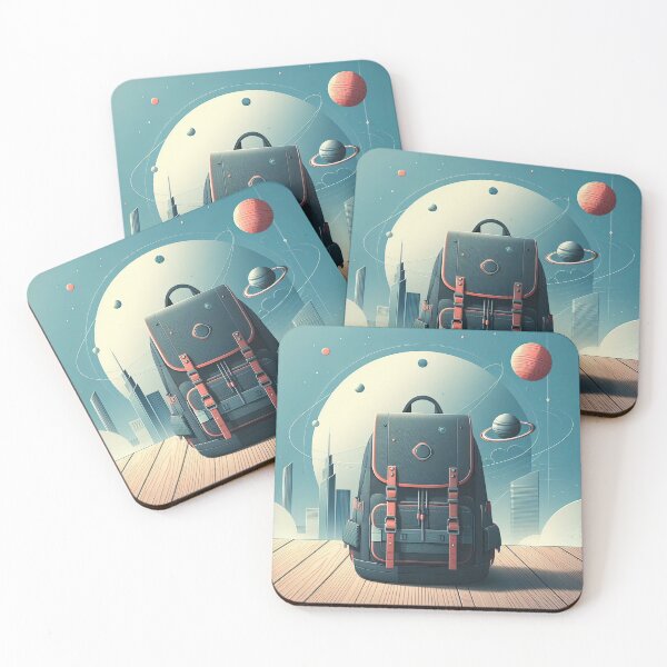 Item preview, Backpack Minimalism Art Style designed and sold by artofuniverse.