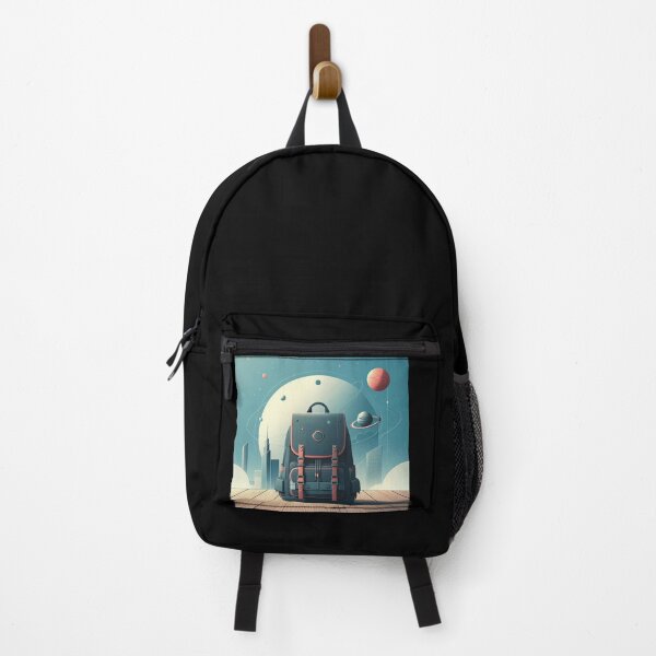 Item preview, Backpack Minimalism Art Style designed and sold by artofuniverse.