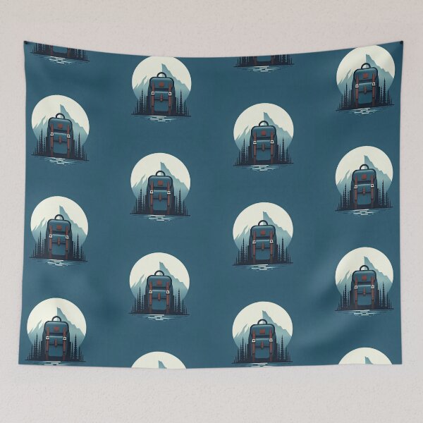 Item preview, Backpack Minimalism Art Style designed and sold by artofuniverse.