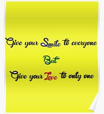 Funny Love Slogan TShirts Poster