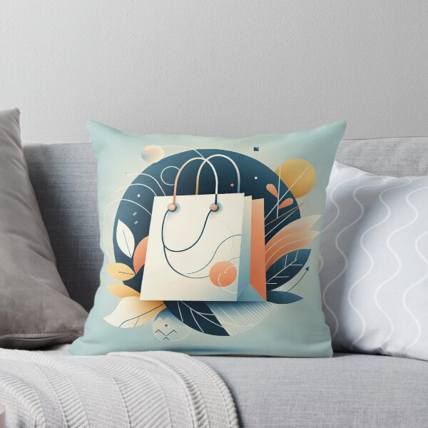 Item preview, Shopping Bag Minimalism Art Style designed and sold by artofuniverse.