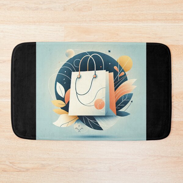 Item preview, Shopping Bag Minimalism Art Style designed and sold by artofuniverse.