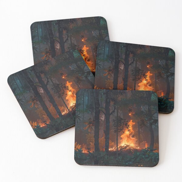 Item preview, Fire in the Woods designed and sold by TawhidCreation.