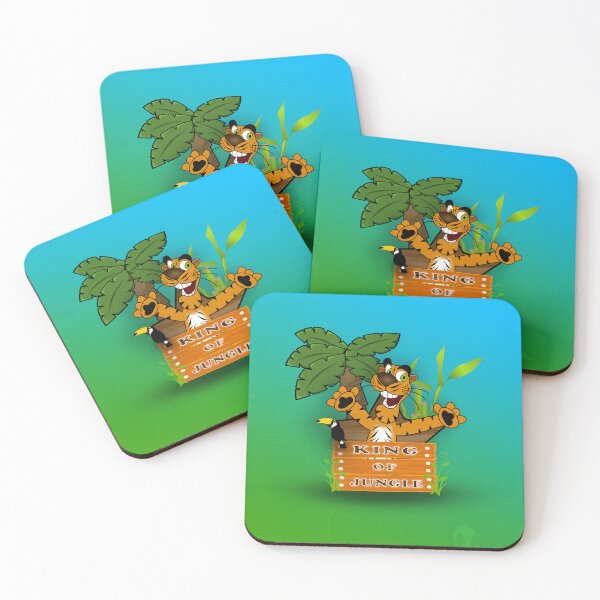 Item preview, King of the Jungle - Fun Cartoon Tiger Design designed and sold by Timoti-Shop.