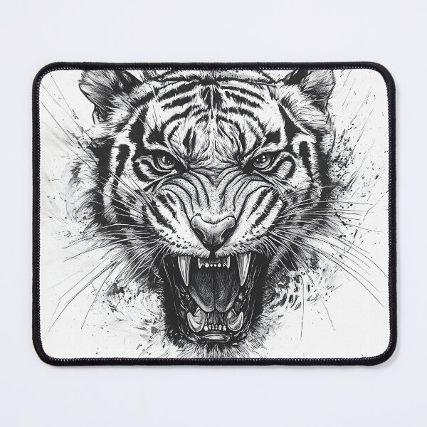 Item preview, Realistic Tiger pencil drawing designed and sold by Pencil-Art.
