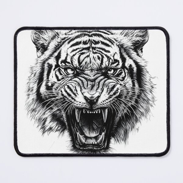 Item preview, Realistic Tiger pencil drawing designed and sold by Pencil-Art.