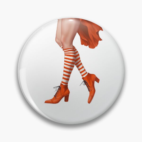 Item preview, Striped Socks leg design. Girl fashion. designed and sold by Shoot-The-Moon.