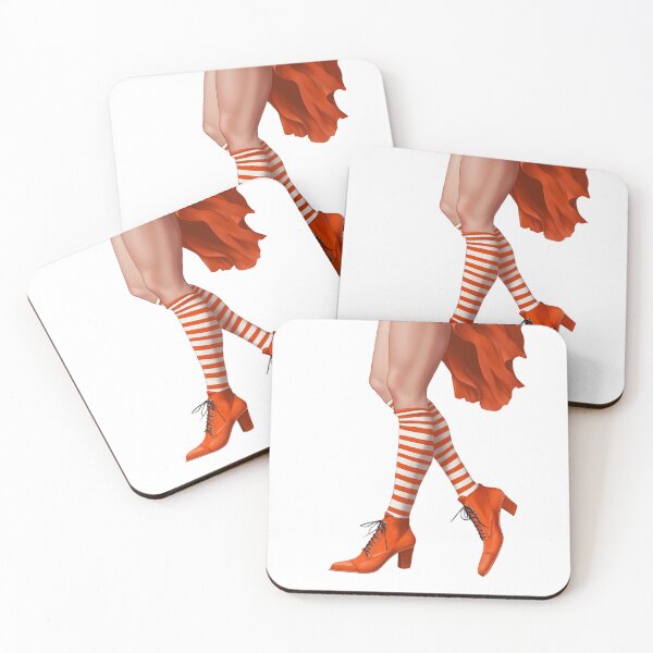 Item preview, Striped Socks leg design. Girl fashion. designed and sold by Shoot-The-Moon.