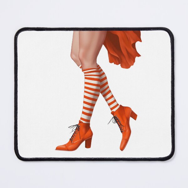 Item preview, Striped Socks leg design. Girl fashion. designed and sold by Shoot-The-Moon.
