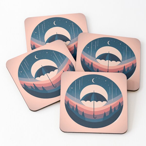 Item preview, Umbrella Minimalism Art Style designed and sold by artofuniverse.