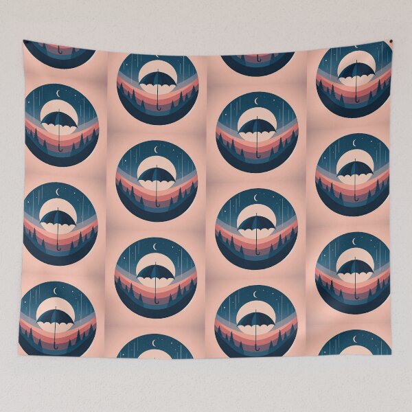 Item preview, Umbrella Minimalism Art Style designed and sold by artofuniverse.