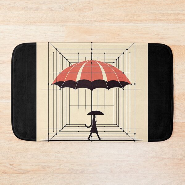 Item preview, Umbrella Minimalism Art Style designed and sold by artofuniverse.