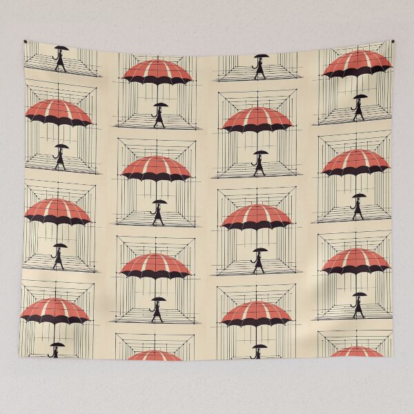 Item preview, Umbrella Minimalism Art Style designed and sold by artofuniverse.