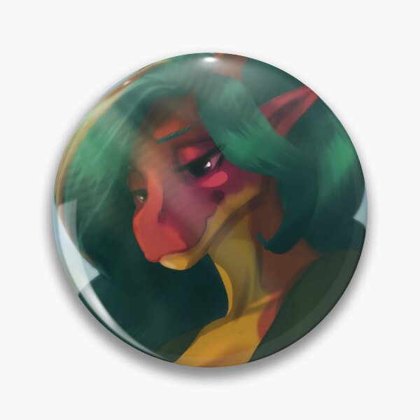 Item preview, Dragoness with Emerald Hair in Sunlit Portrait designed and sold by Beep-Art.