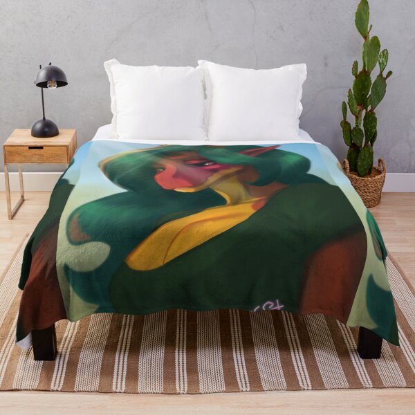 Item preview, Dragoness with Emerald Hair in Sunlit Portrait designed and sold by Beep-Art.