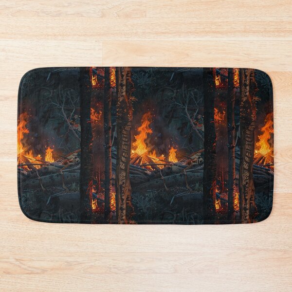 Item preview, Night Blaze in the Forest designed and sold by TawhidCreation.