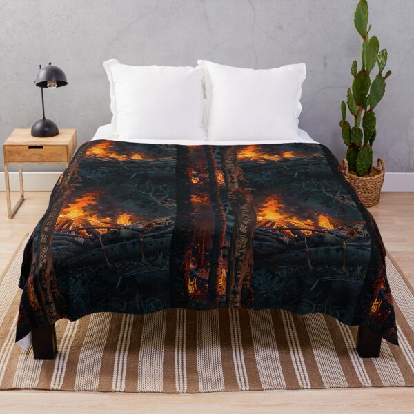 Item preview, Night Blaze in the Forest designed and sold by TawhidCreation.