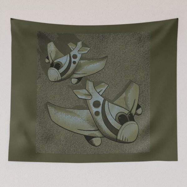 Item preview, Aviones bonitos. Diseño para niños. Adultos. Gris terroso. N.º 5 designed and sold by Artistic63.