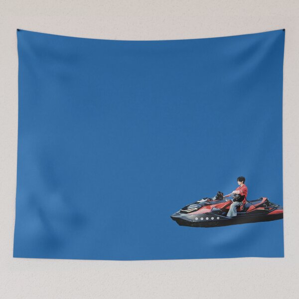 Item preview, Jisung cute in a jetski motorboat speedboat, Han Jisung, Stray Kids 3RACHA SKZ designed and sold by matchakpop.