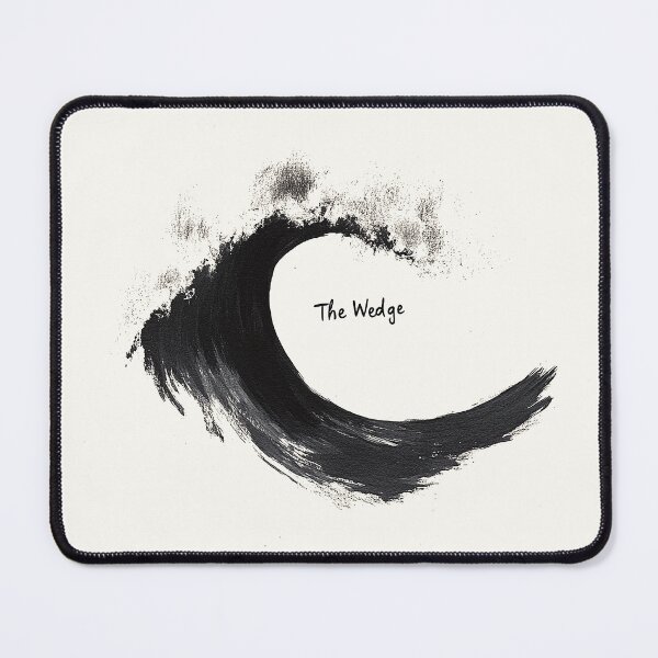 Item preview, Minimalist “The Wedge” Wave Art – Iconic Surf Design designed and sold by Retro Travel Design.