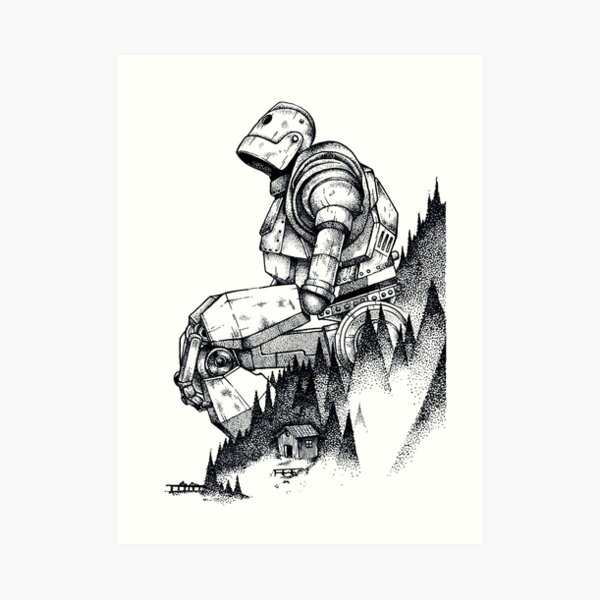 IRON GIANT" Print for by maeganpatterson | Redbubble