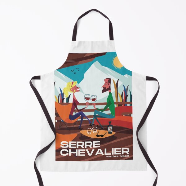 Item preview, Serre Chevalier ski poster designed and sold by GAGodel.