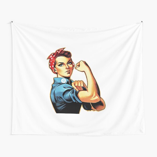 Item preview, We Can Do it! Rosie the Riveter, Woman Empowerment, Girl Power, Women's Rights designed and sold by TheTimeTaxi.