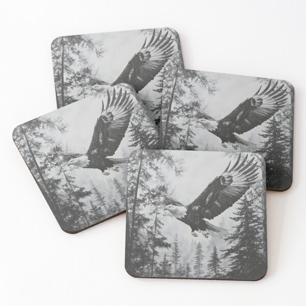 Item preview, Realistic Bald Eagle pencil drawing designed and sold by Pencil-Art.
