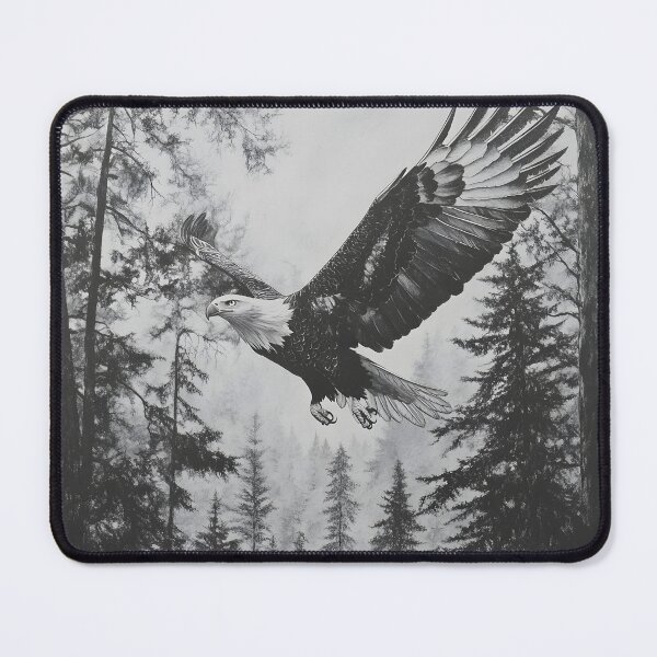Item preview, Realistic Bald Eagle pencil drawing designed and sold by Pencil-Art.