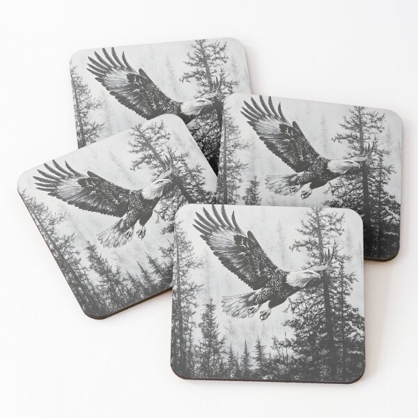 Item preview, Realistic Bald Eagle pencil drawing designed and sold by Pencil-Art.