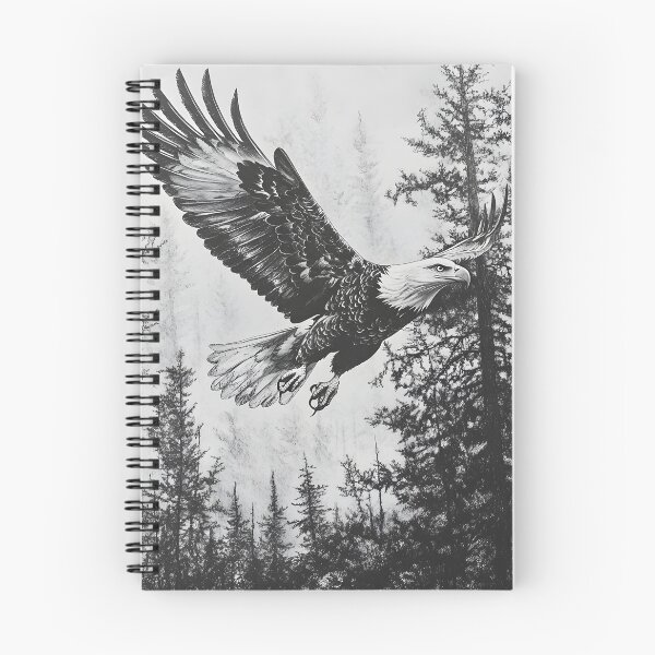 Item preview, Realistic Bald Eagle pencil drawing designed and sold by Pencil-Art.